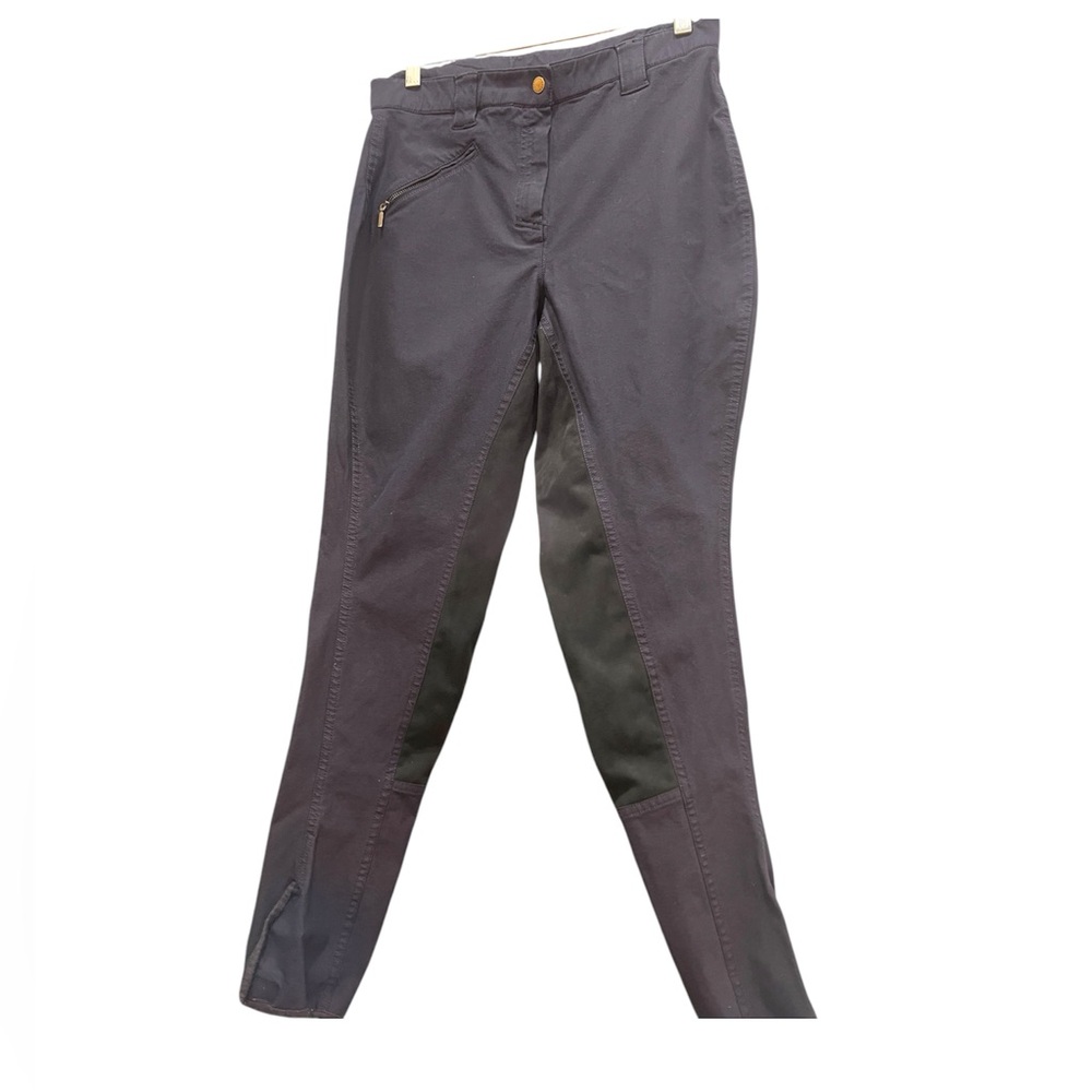 BARBOUR full seat navy blue riding breeches size 16